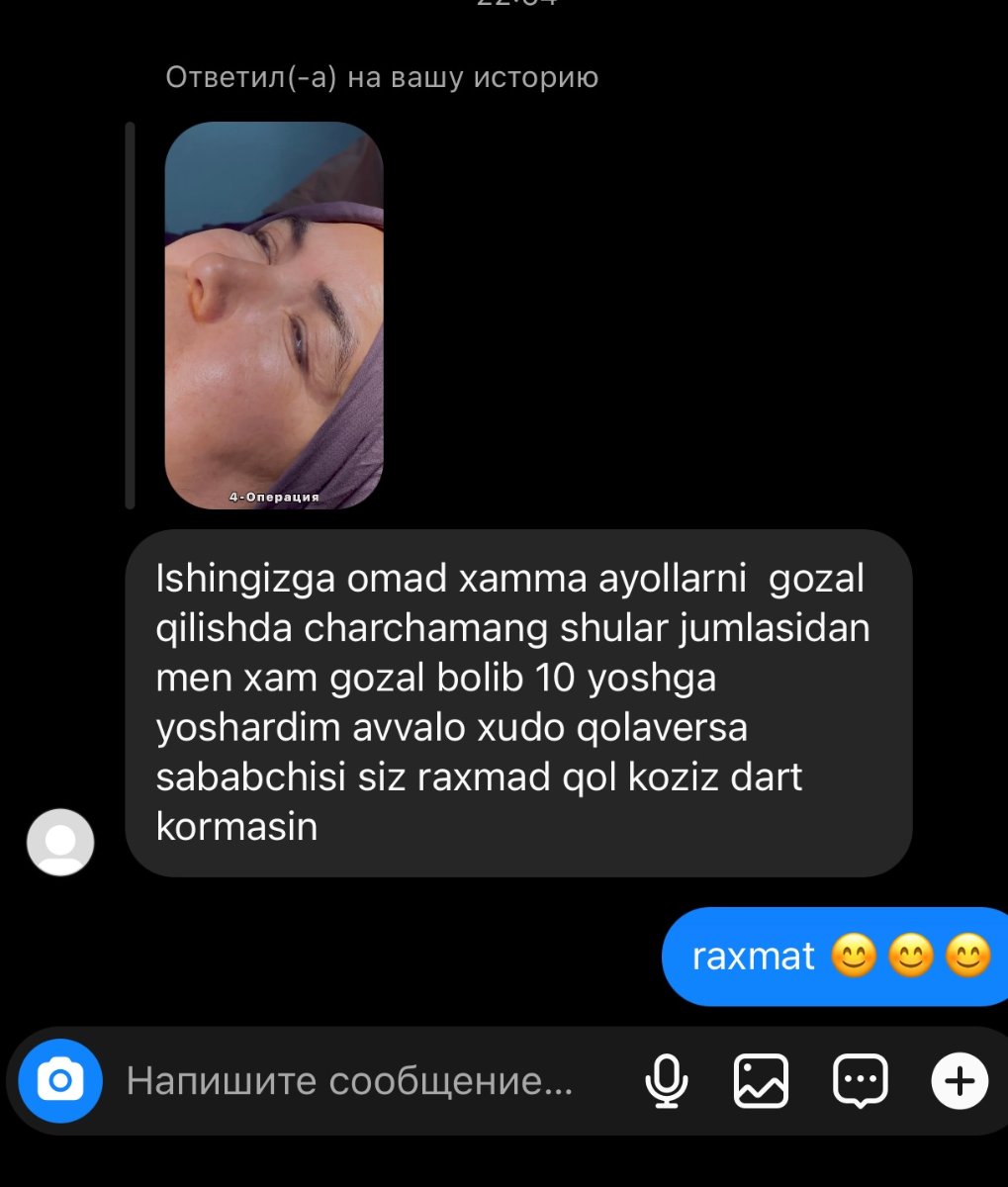 Bemor sharhi skrinshoti